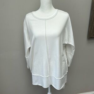 Spanx tunic top white cotton